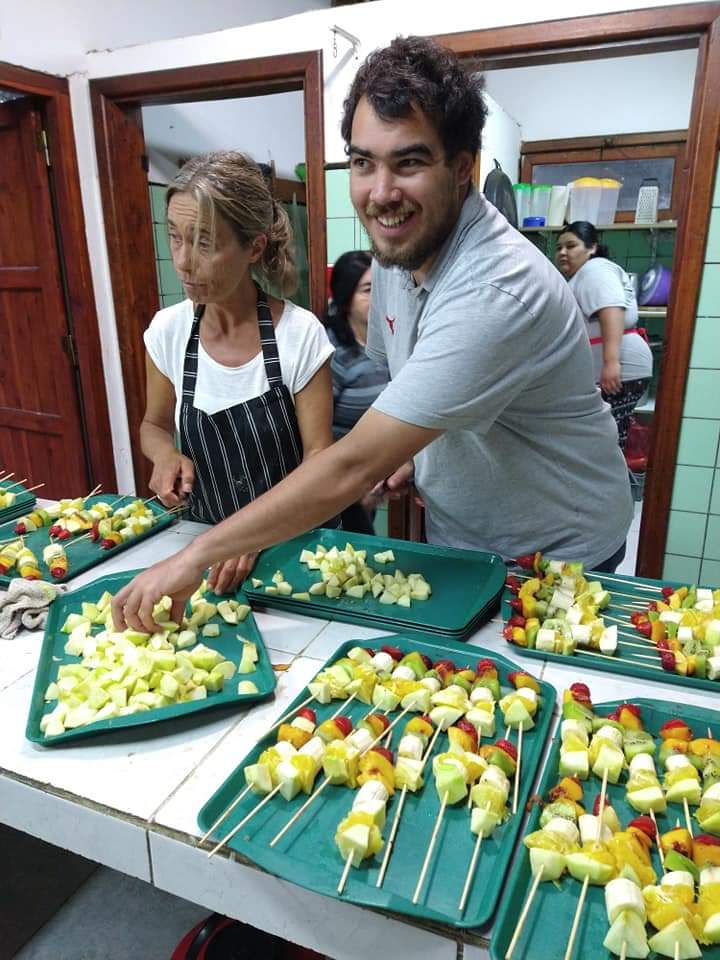 cocinando